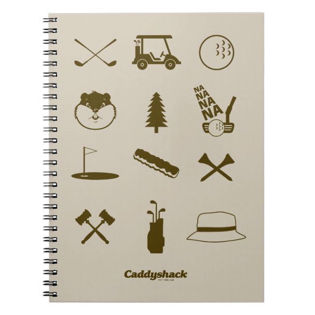 Caddyshack-ikoner Anteckningsbok (Framsidan)
