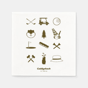 Caddyshack-ikoner Pappersservett