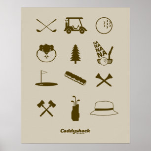 Caddyshack-ikoner Poster
