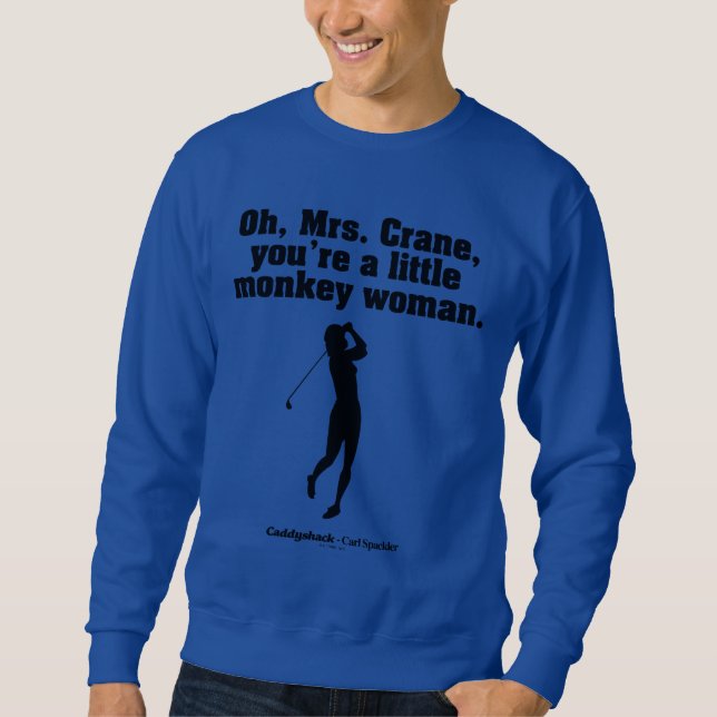 Caddyshack | Mrs Crane Lång Ärmad Tröja (Framsida)