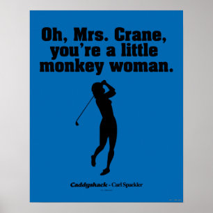 Caddyshack Mrs Crane Poster