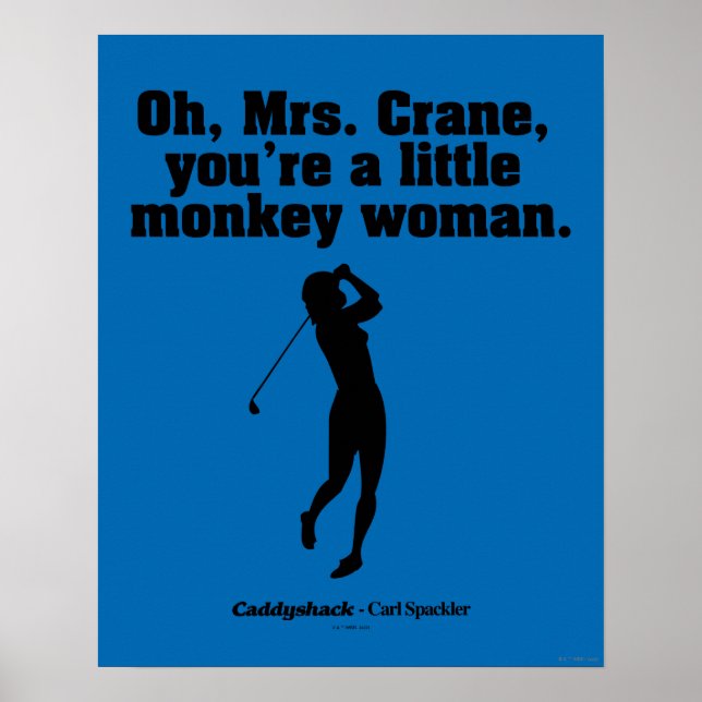 Caddyshack | Mrs Crane Poster (Framsidan)