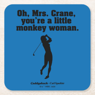 Caddyshack Mrs Crane Underlägg Papper Kvadrat