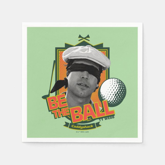 Caddyshack | Vara Boll Pappersservett (Framsidan)