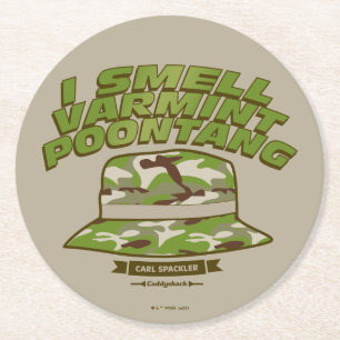 Caddyshack Varmint Poontang Underlägg Papper Rund