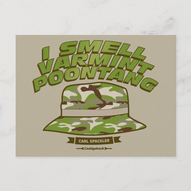 Caddyshack | Varmint Poontang Vykort (Framsida)