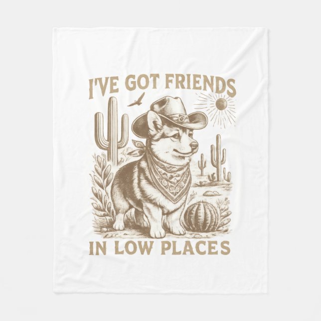 cadeau pour amateur de corgi fleecefilt (Framsidan)