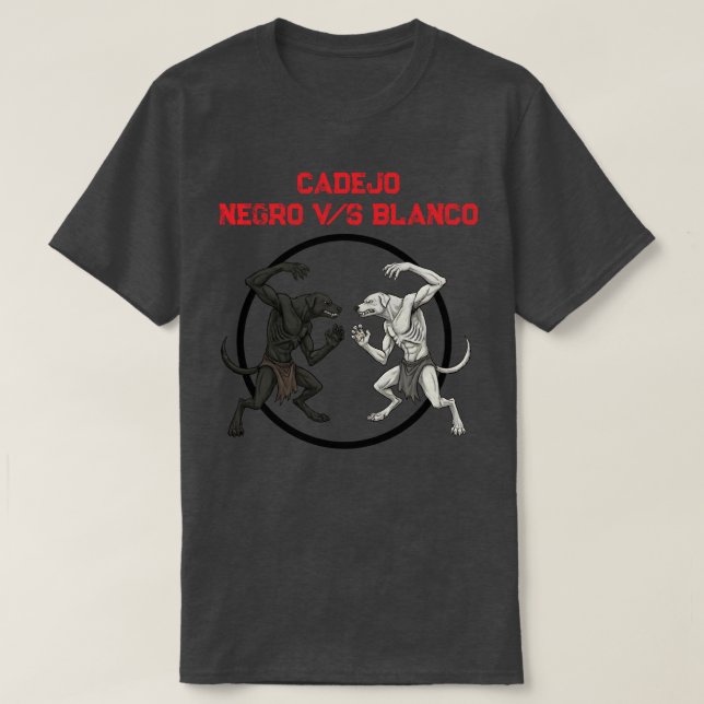 Cadejo Mythic Dog Battle - Dark Fantasy Art T Shirt (Design framsida)