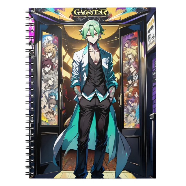 Caderno Anime Mistério no Centro Anteckningsbok (Framsidan)