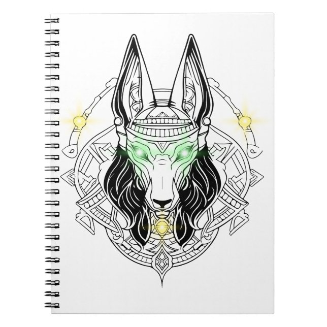 Caderno Anubis / Anubis Notebook Anteckningsbok (Framsidan)