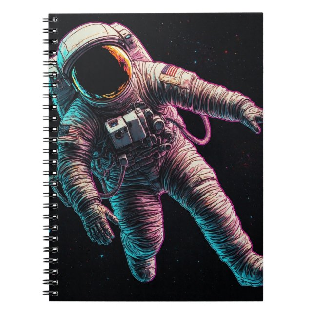 Caderno Astronauta Anteckningsbok (Framsidan)