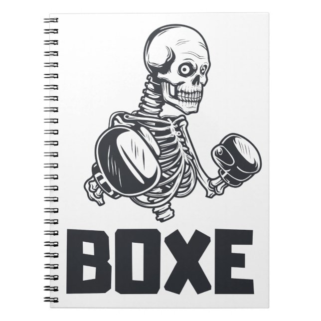 Caderno Boxe / Boxing Anteckningsbok (Framsidan)