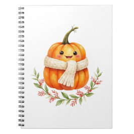 Caderno com design "Abobrinha Feliz". Anteckningsbok