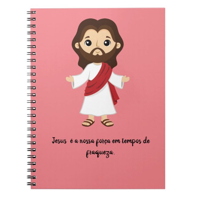 caderno com frases de jesus anteckningsbok (Framsidan)