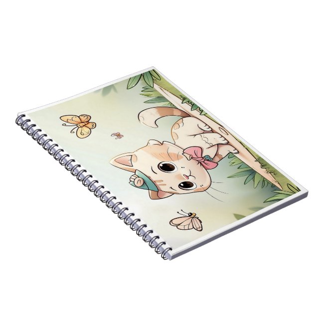 caderno com gatinho fofo anteckningsbok (Högra Sidan)