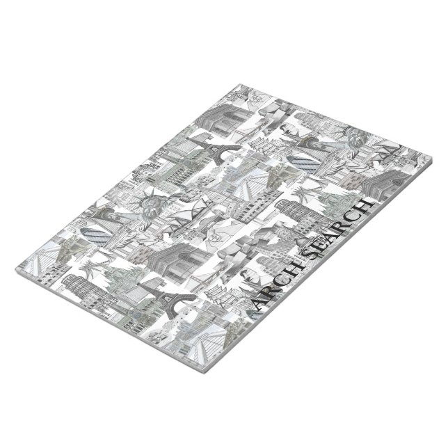 Caderno de Notas Mural Arch Search Anteckningsblock (Vinklad)