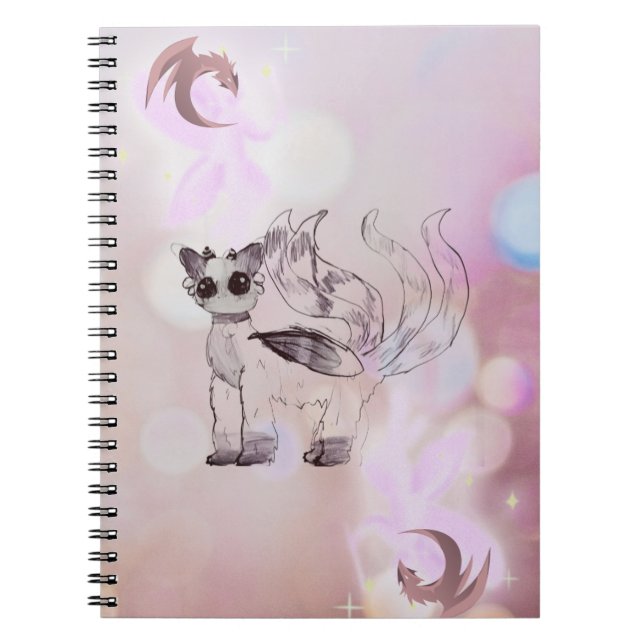 Caderno Dragão Mágico com Capa Fantástica – Ideal  Anteckningsbok (Framsidan)
