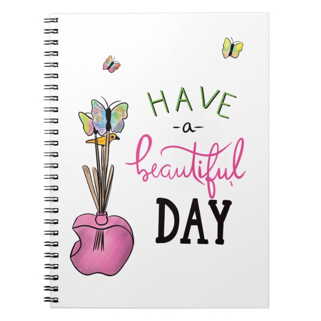 Caderno espiral  anteckningsbok (Framsidan)