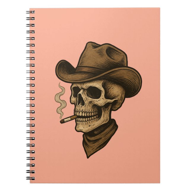 Caderno Espiral CAVEIRA  Anteckningsbok (Framsidan)