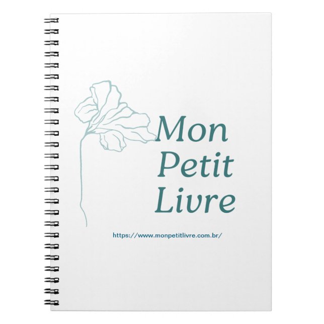 Caderno Espiral com Foto Anteckningsbok (Framsidan)