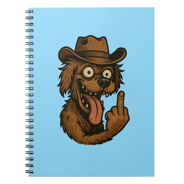 Caderno Espiral com Foto CACHORRO LOUCO Anteckningsbok (Framsidan)