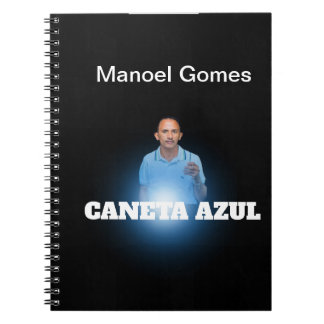 Caderno Espiral com Foto CANETA AZUL Anteckningsbok