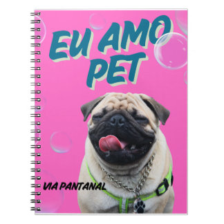 Caderno Espiral com Foto Pet Anteckningsbok