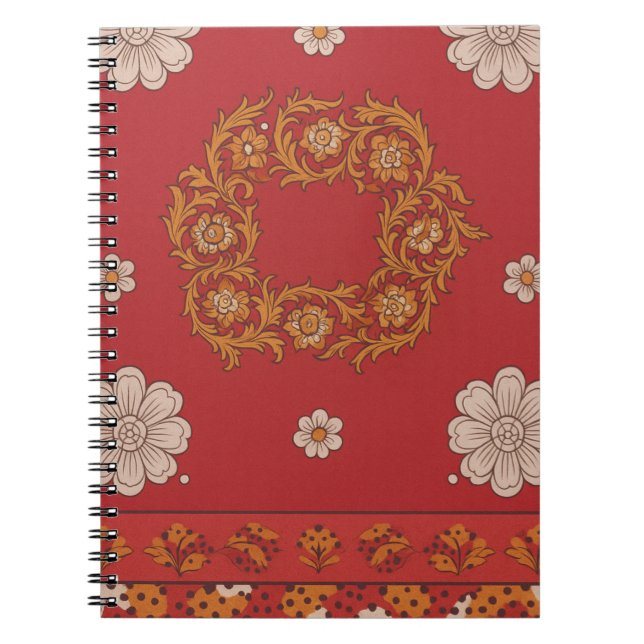 Caderno Espiral com Foto red Anteckningsbok (Framsidan)