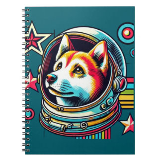 caderno espiral  "Laika " Anteckningsbok
