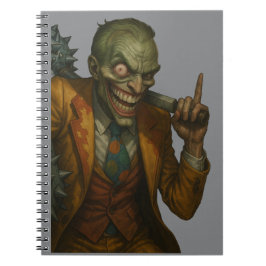 CADERNO ESPIRAL PALHAÇO ANTECKNINGSBOK