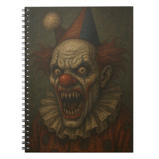 CADERNO ESPIRAL PALHAÇO  ANTECKNINGSBOK (Framsidan)