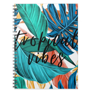 Caderno Espiral Tropical Vibes Anteckningsbok