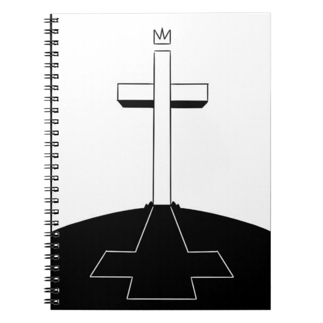Caderno Estampa Cruz  Anteckningsbok (Framsidan)
