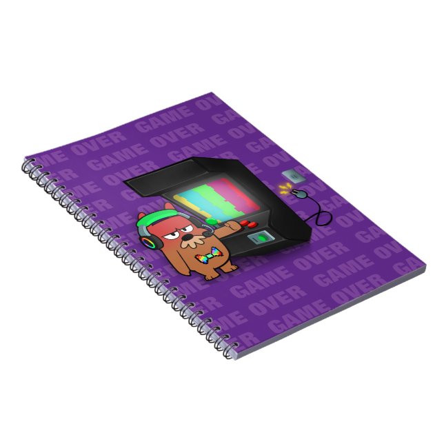 Caderno "Game Over" Anteckningsbok (Högra Sidan)