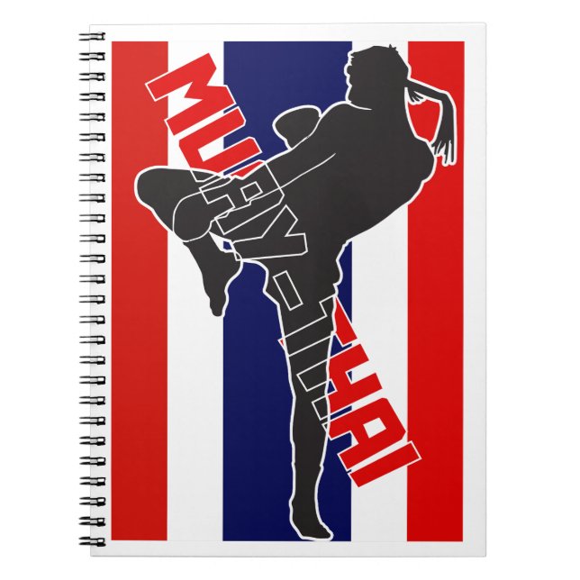 Caderno Muay Thai/ Notebook MuayThai/ MartialArts Anteckningsbok (Framsidan)