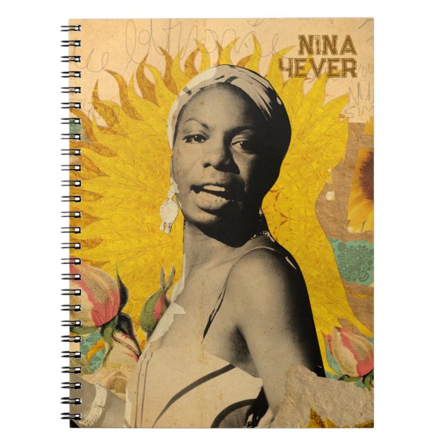 CADERNO NINA SIMONE - A Arte do Jazz Anteckningsbok (Framsidan)
