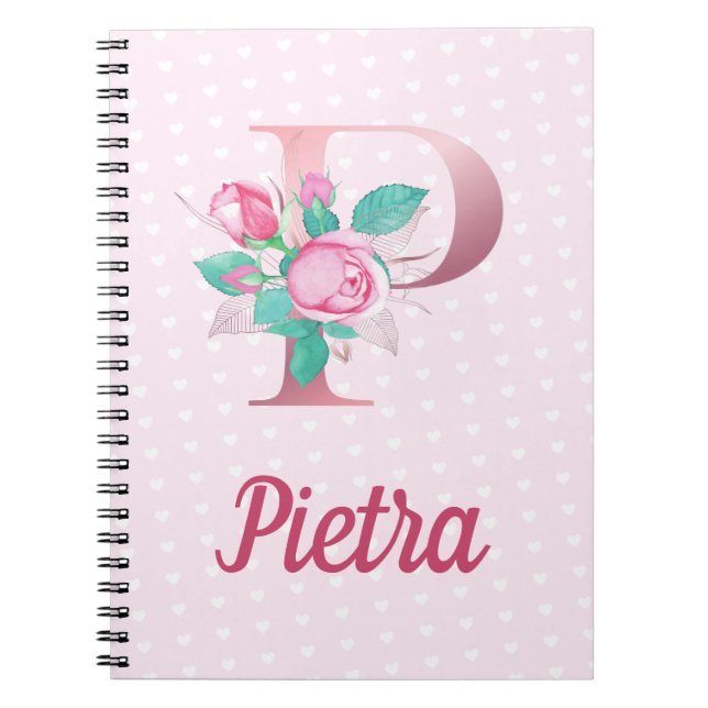 Caderno Personalizado com Nome Anteckningsbok (Framsidan)