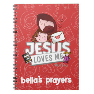 Caderno personalizado para orações - crianças anteckningsbok