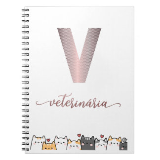 Caderno profissão veterinária anteckningsbok