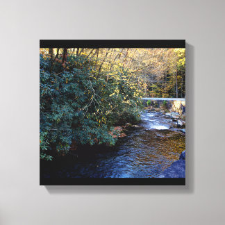 Cades Cove River Smoky Mountains Canvastryck