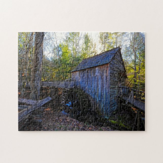 Cades Cove Smoky Mountains. Pussel (Horisontell)