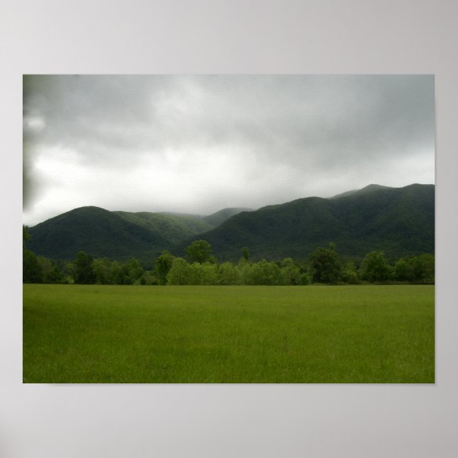 Cades Cove, Underbar Smoky Mountains NP, TN Poster (Framsidan)