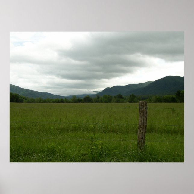 Cades Cove, Underbara rökiga berg NP Poster (Framsidan)