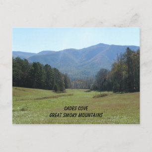 Cades Cove, underbara rökiga berg Vykort