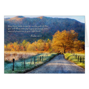 Cades Cove - Väg i Life Hälsningskort
