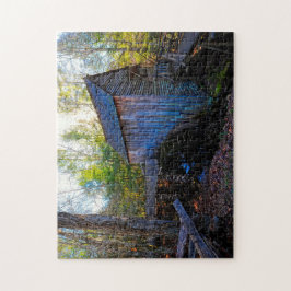 Cades skyddar rökiga berg. pussel