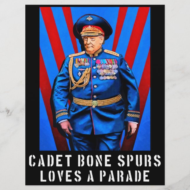 Cadet Bone Spurs Politisk Flyer (Framsidan)