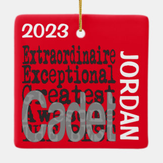 Cadet Extraordinaire ANPASSNINGSBAR Julgransprydnad Keramik