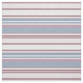 Cadet Grey and Desaturated Rose Stripes Tyg