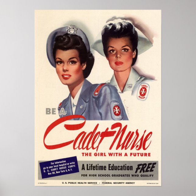 Cadet Nurse Poster (Framsidan)
